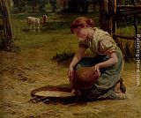 Frederick Morgan Milk For The Calves painting